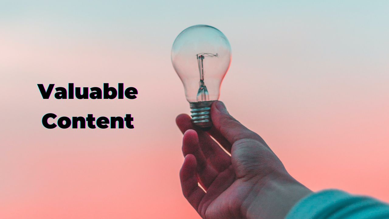 make valuable content - ai generate content
