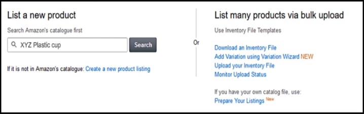 Different ways to add your products on Amazon