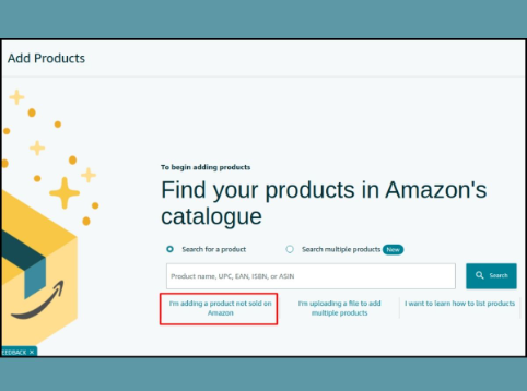 Third Step to list Products on Amazon