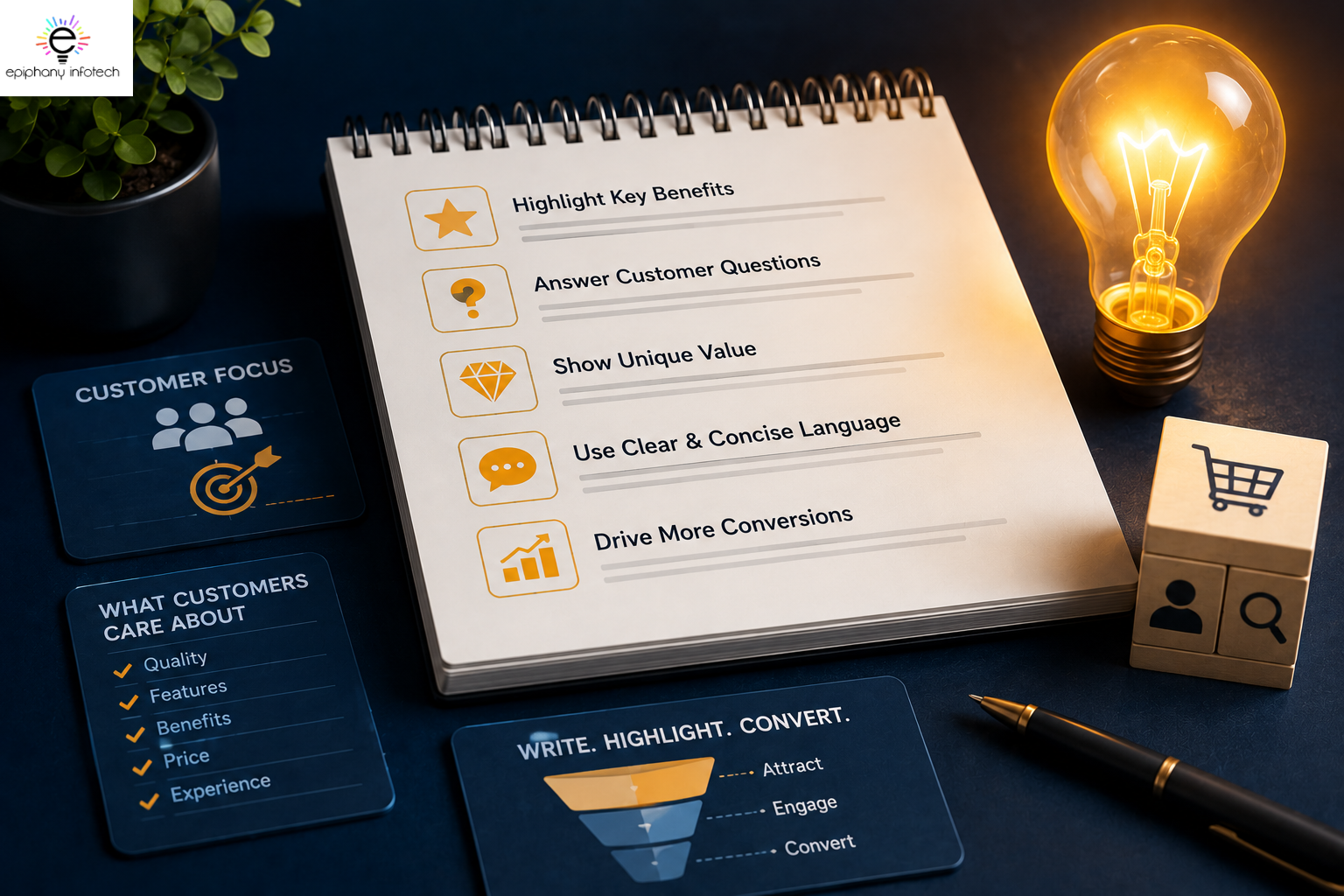 How to write Amazon Item Highlights that highlight product benefits and improve conversions<br />
